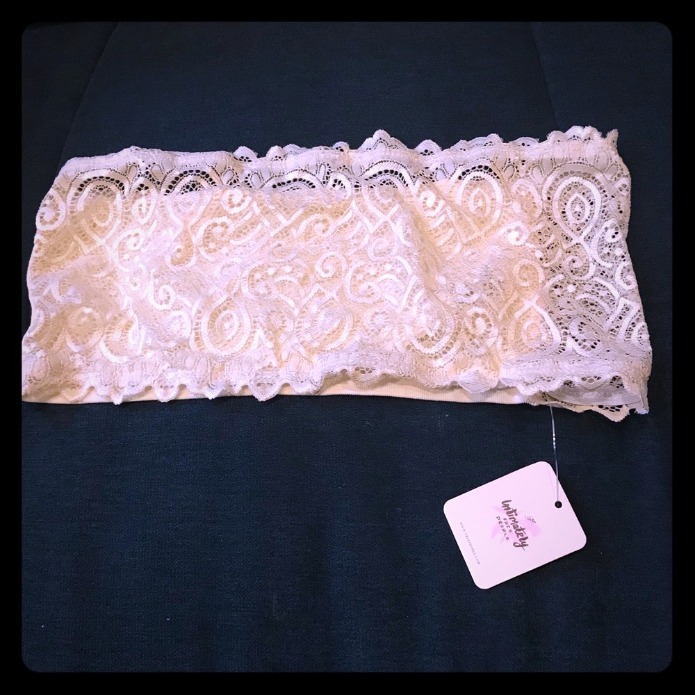 NWT Free People lace bandeau M/L